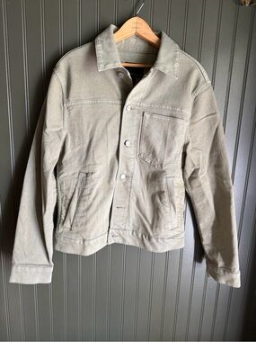 Banana Republic light green denim jacket